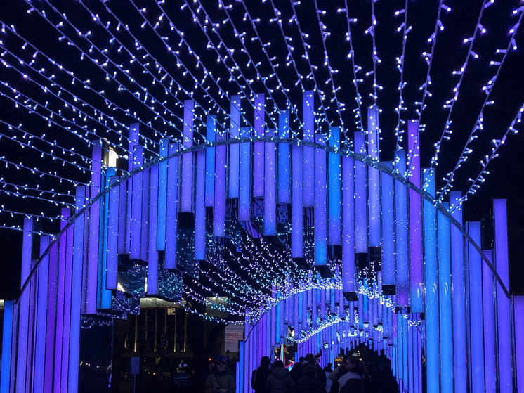 Краснодар стал самым красочным новогодним городом России после Москвы