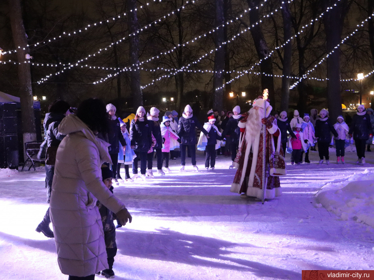 На Пушкинском бульваре во Владимире каток будет работать без выходных