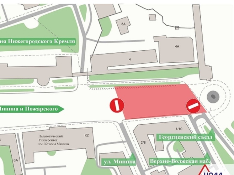 Движение по пл. Минина и Пожарского закроют в новогоднюю ночь