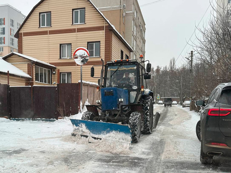 Липецк в снежном плену: уборка дорог и тротуаров продолжается в усиленном режиме