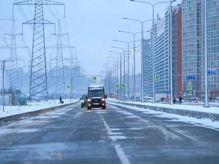 Мост через Охту открыли для разгрузки Мурино