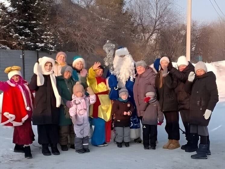 Новогодние гуляния в отдаленных селах организовали благовещенские автолюбители