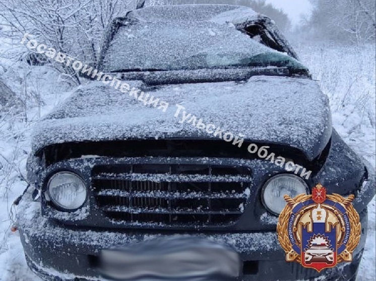 В Чернском районе водитель «Тагаз» на скорости съехал в кювет и опрокинулся