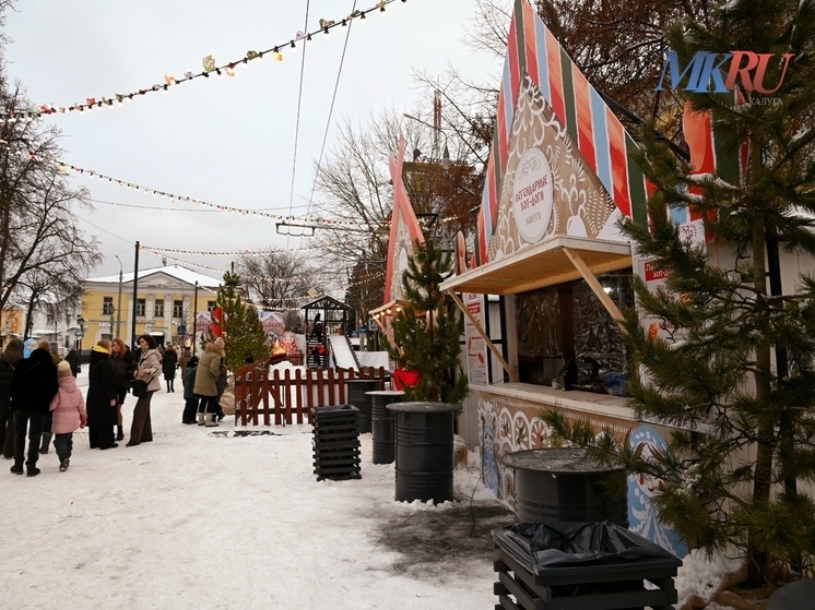 Центр Калуги оставили без машин