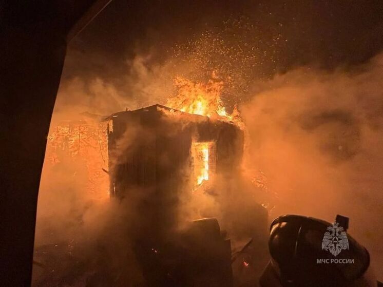 Садовый дом и баня загорелись в Башкирии – спасли троих человек