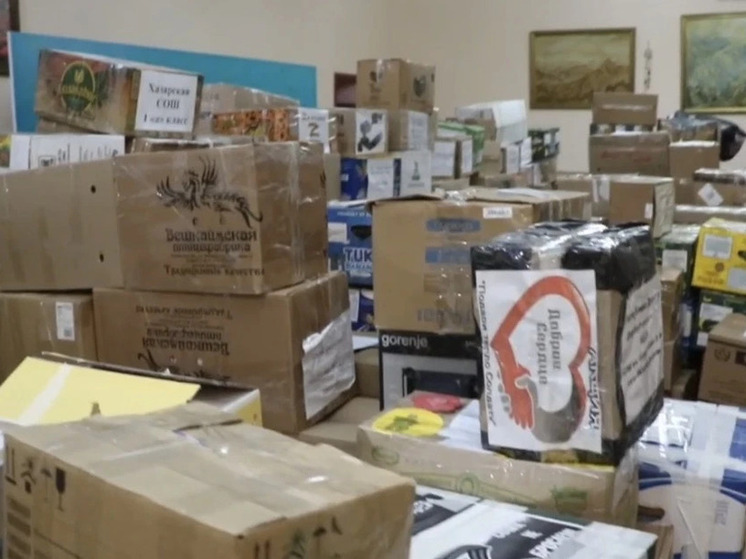 Дербентский район направил гумпмомощь бойцам в зону СВО в преддверии Нового года