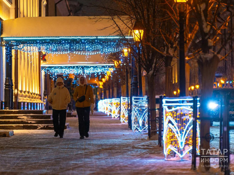 Татарстанцам в новогоднюю ночь спрогнозировали до 17 градусов мороза