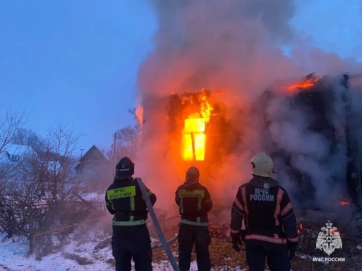 Во время разбора места пожара в Тверской области шали тело человека