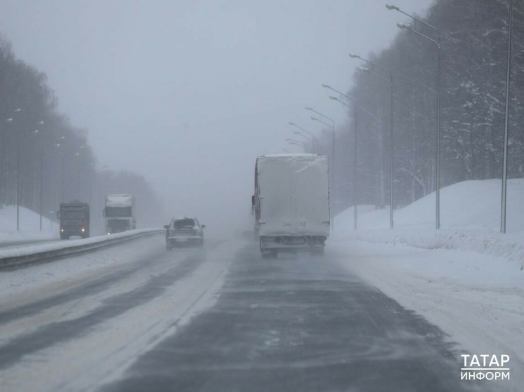 На 22 участках федеральных дорог в Татарстане установлено 7 км снегозащитных заборов