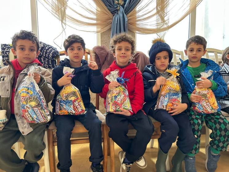 Подарки и праздник устроили для палестинских детей в Махачкале