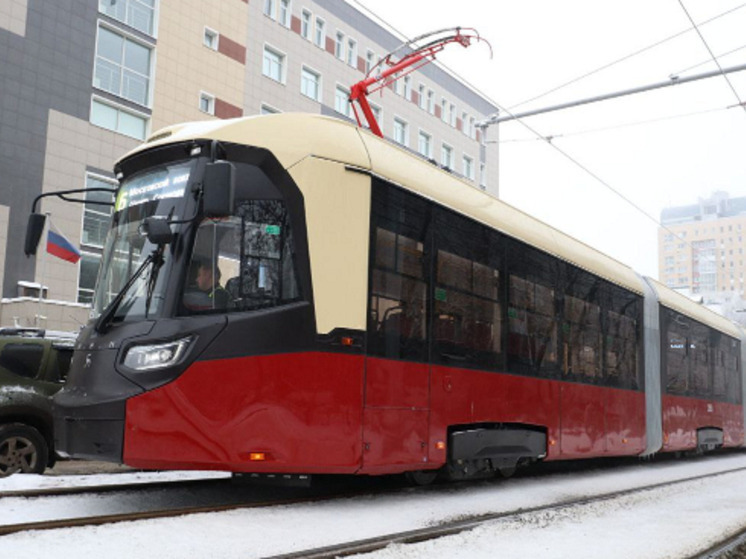 В центре Нижнего Новгорода началась обкатка трамвайных путей