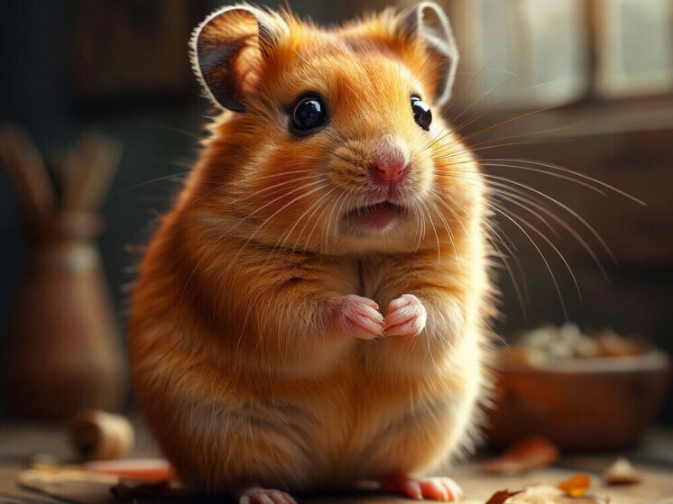 В Петрозаводске спасли выброшенного перед Новым годом хомяка