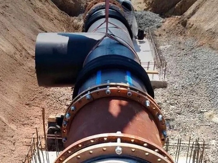 Новый водовод досрочно введен в эксплуатацию для обеспечения водой Мариуполя