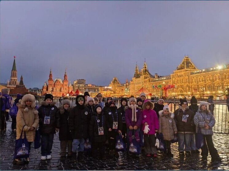 Амурские дети стали гостями главного новогоднего события страны