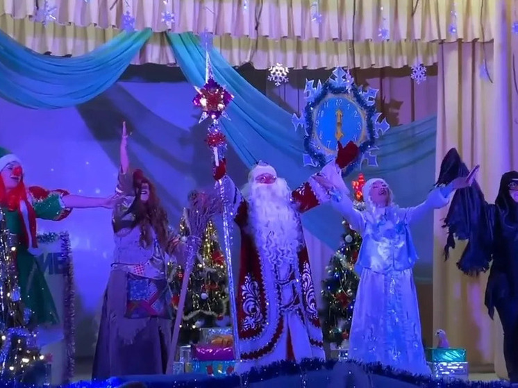 В Лаганском районе Калмыкии состоялась главная новогодняя елка