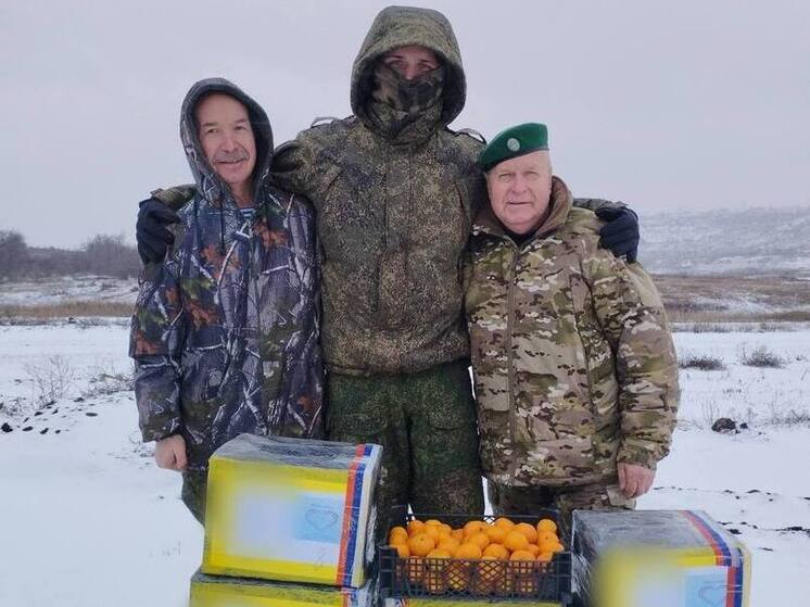 Жители села Тарбагатай отправили мандарины в зону СВО