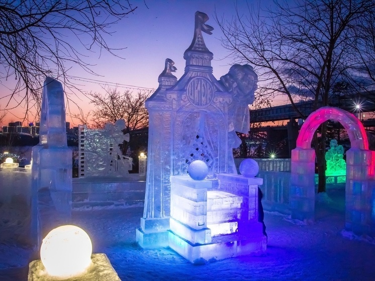 «Ледовый городок» открылся в Новосибирске