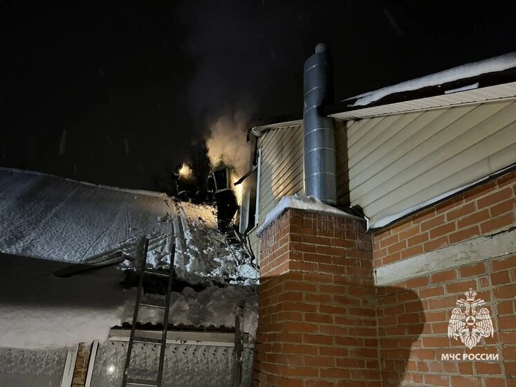 В Узловском районе при пожаре в частном доме погибла женщина
