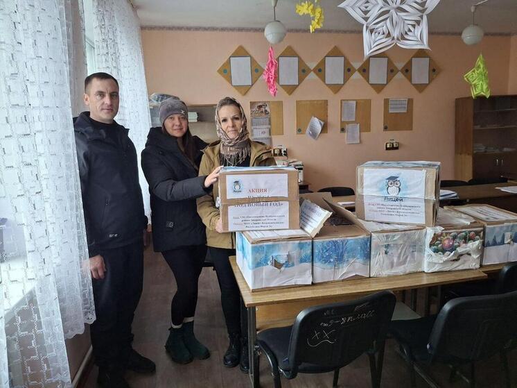 Воспитанники Пролетарской школы поблагодарили лицей из Марий Эл за новогодние подарки