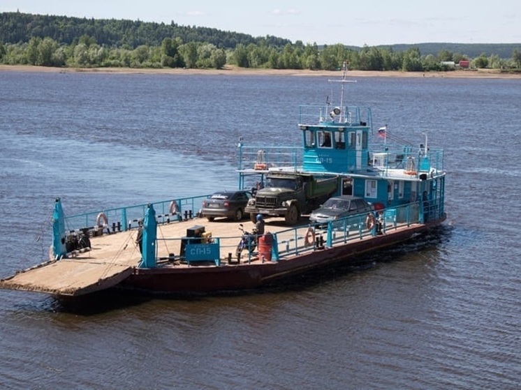 В Удмуртии открыта сезонная ледовая переправа через Каму