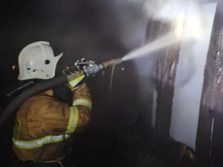 На Алтае в бане произошел пожар