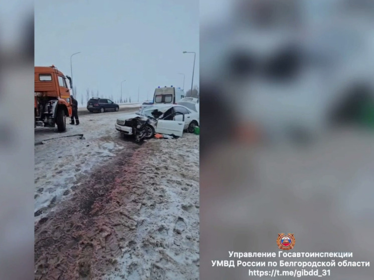 Водитель «Ауди» попал в аварию с «НефАЗом» в Губкинском округе