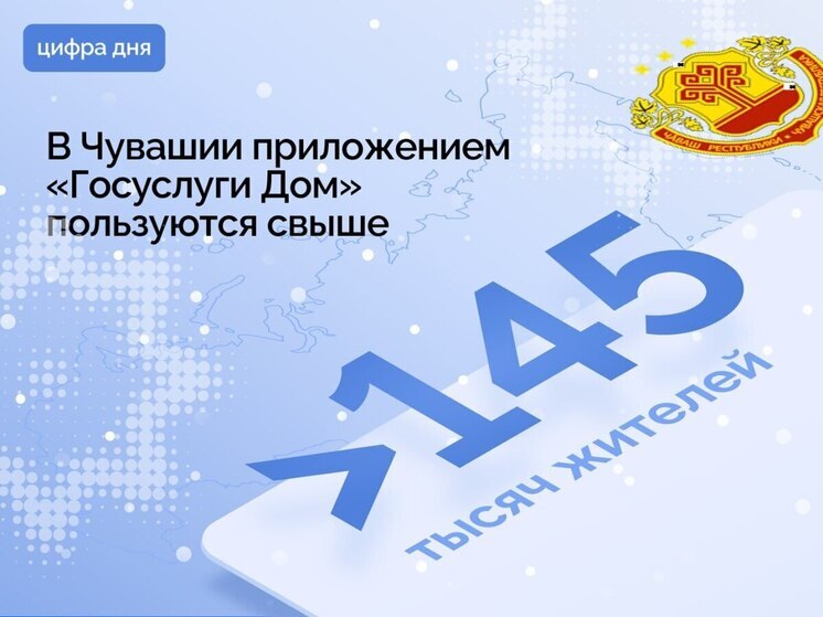 Чувашия стала лидером ПФО по использованию приложения «Госуслуги Дом»