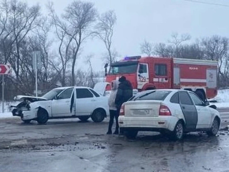 2 «Приоры» столкнулись в Кошкинском районе Самарской области 30 декабря