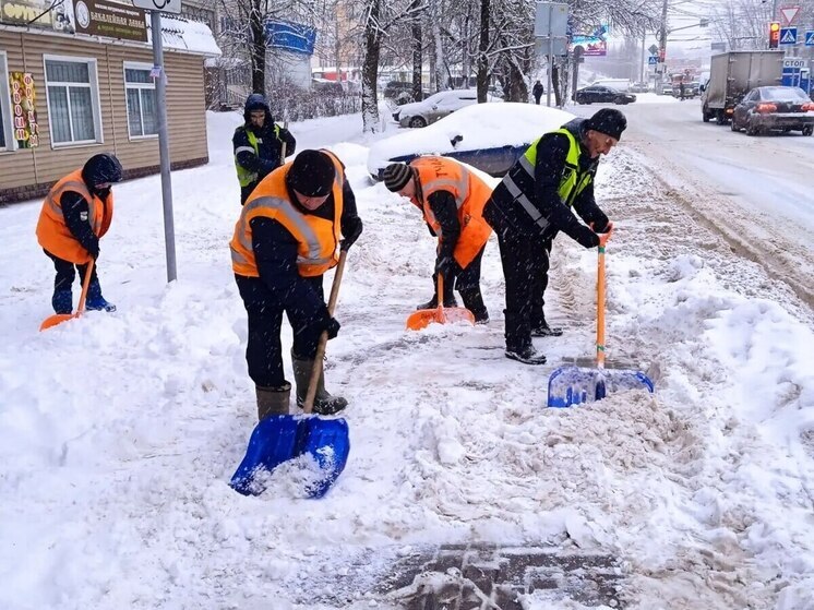Калужане могут следить за уборкой снега онлайн