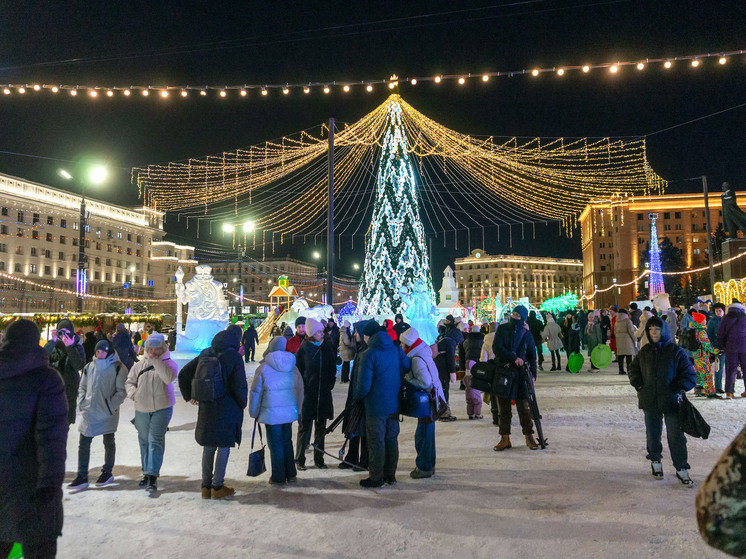 Новогодние гуляния в центре Челябинска продлятся до утра