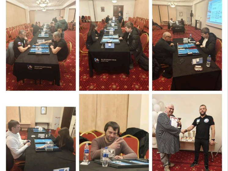 В Орле прошел новогодний турнир по нардам