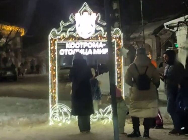 Костромские креативы — самореклама и мухоморы на елке