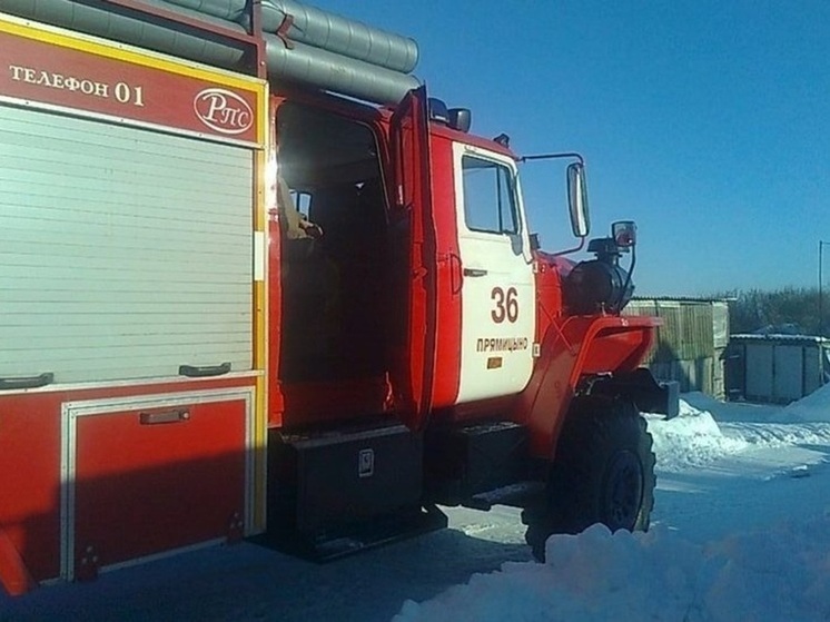 Пожар в кафе в посёлке Прямицыно ликвидировали за пять минут