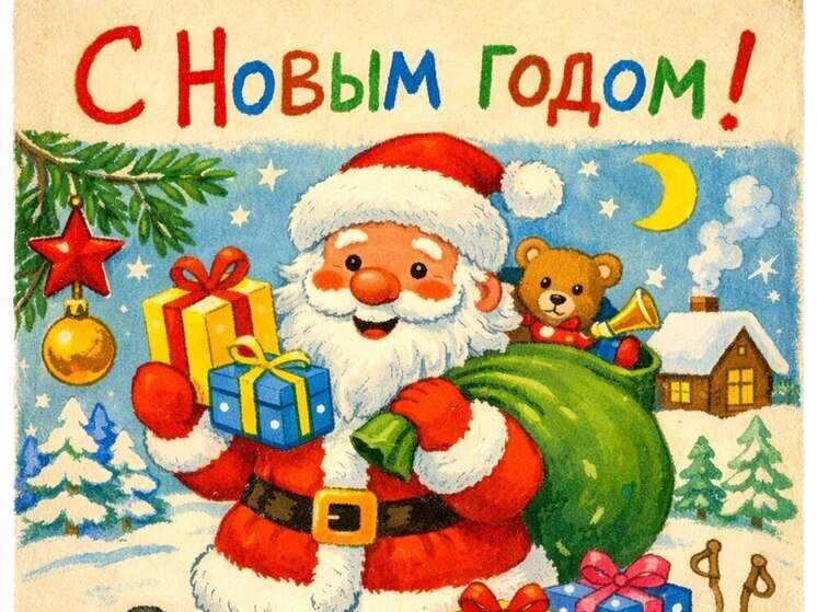 Встречаем Год Лошади: новогодние открытки с Новым годом и картинки-поздравления на 2026 год