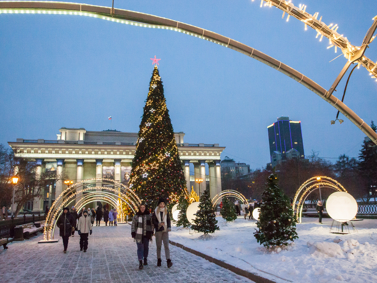Новогодние праздники в Новосибирске начнутся с тёплой погоды