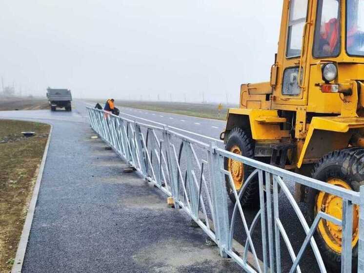 В Курском округе Ставрополья отремонтировали региональную дорогу