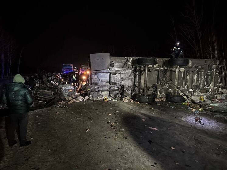 Смертельное ДТП на трассе Тюмень — Омск: один человек погиб, пятеро пострадали