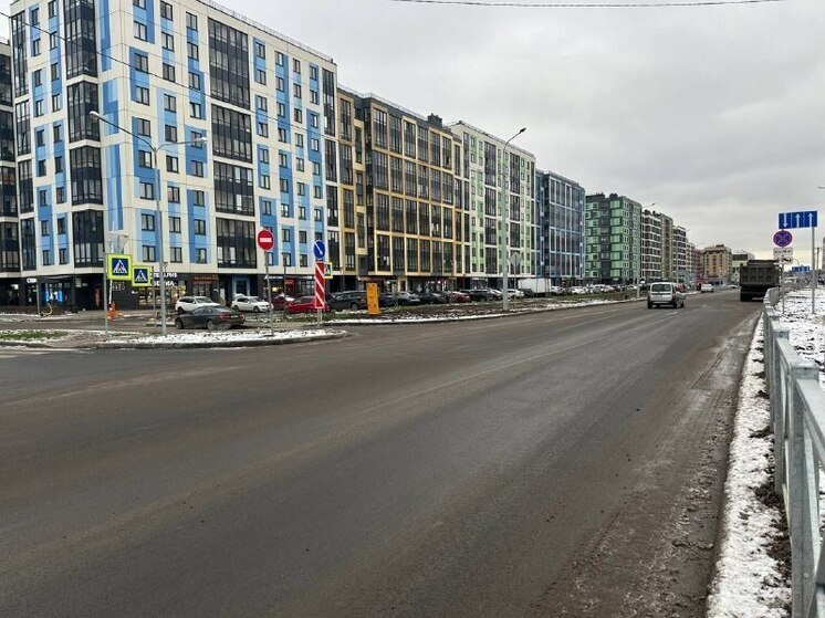 В Янино-1 отремонтировали еще один участок Голландской улицы