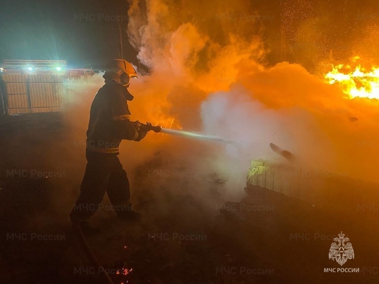 В деревне Елькино Александровского района произошел пожар