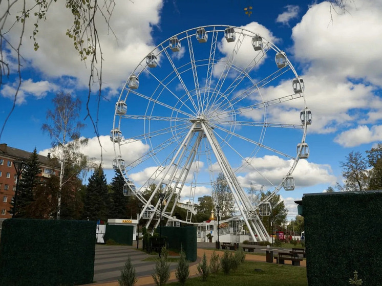 Летом 2026 года в парке Ветеранов Вологды откроется новое колесо обозрения