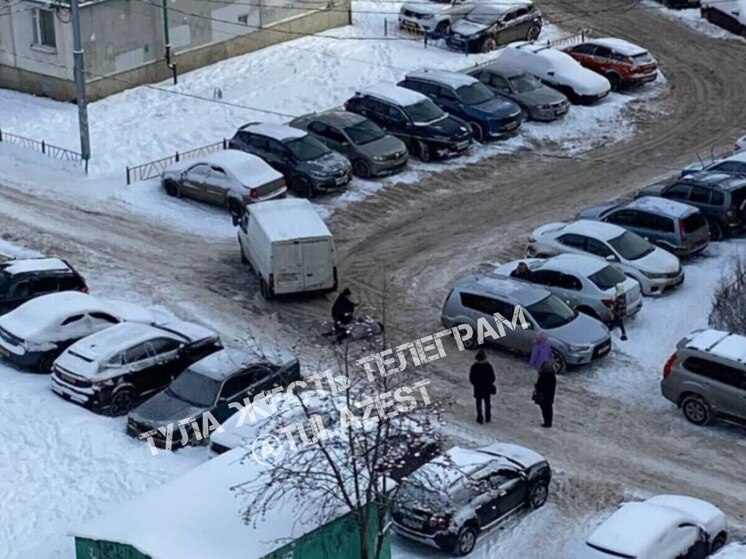 В Туле водитель грузовика снёс пенсионерку, пока ехал задом