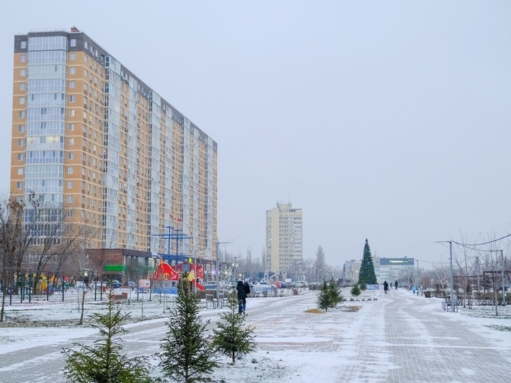 В Волгоградской области 1 января ожидается небольшой снег и до -8 ℃