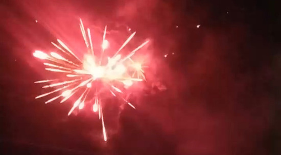 Наш домашний праздник под ярким небом