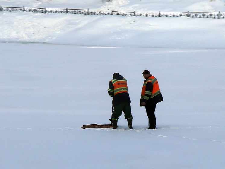 Спасатели в Ленобласти вытащили из ледяной воды полицейского и местного жителя