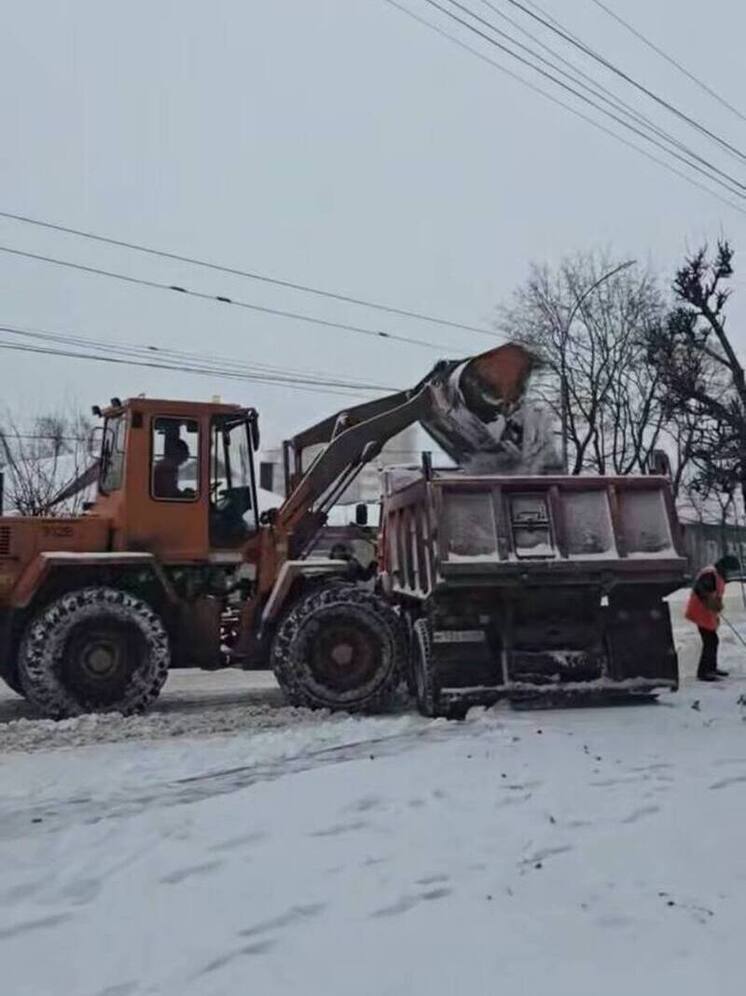110 улиц за сутки: в Тамбове идёт масштабная снежная уборка