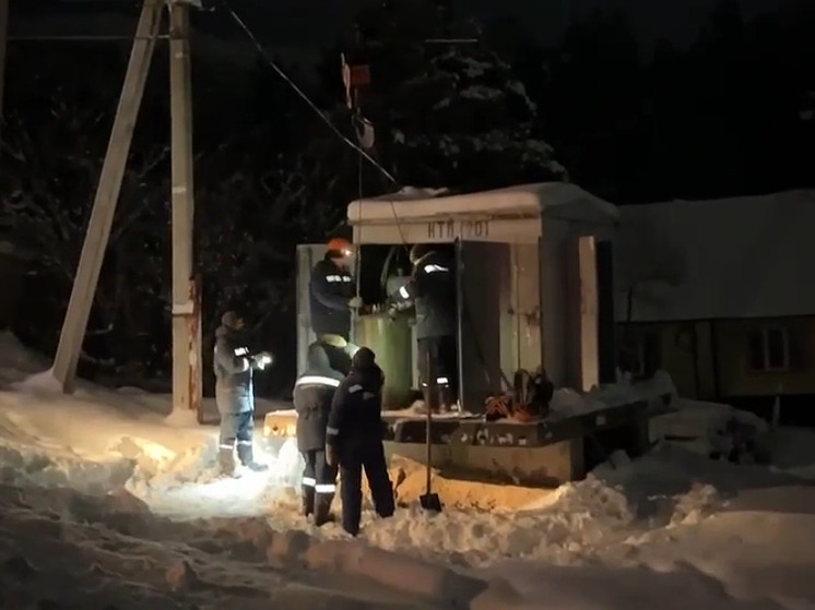 В первый день нового года жители села Башкирии остались без электричества