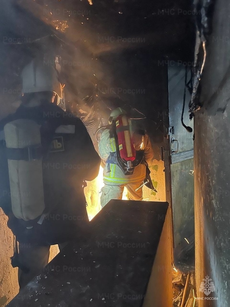 В первые сутки 2026 года в Коврове случился пожар с пострадавшими