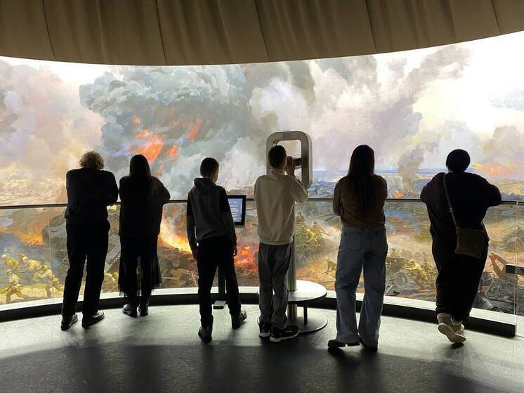 В музее-диораме Белгорода прошла первая экскурсия в новом году