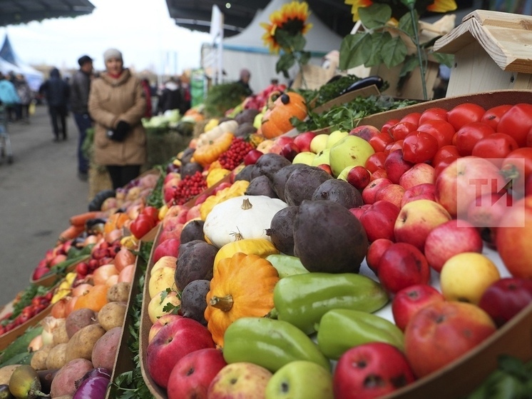 В Татарстане в 2025 году на сельхозярмарках было продано продукции на сумму 2 млрд рублей