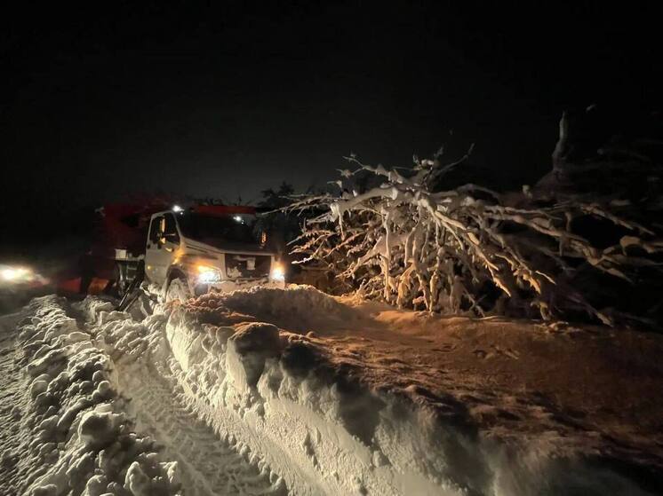 В Адыгее 111 аварийных бригад устраняют последствия снегопада